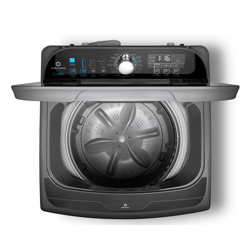 LAVADORA AUTOMATICA 17KG/37.4LB (106X60.1X61.1CM) CROMA/-INDURAMA