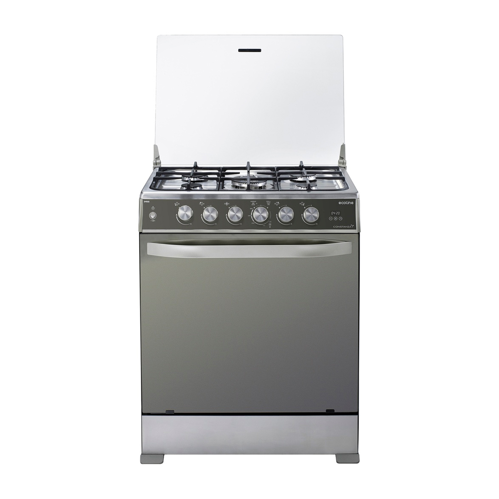 COCINA CONSTANZA 30" 5Q HORNO CON GRILL INOX/-ECOLINE