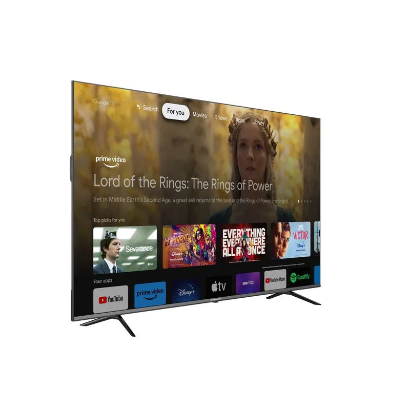 TELEVISOR 86" TECNOLOGIA GOOGLE TV QLED ULTRA HIGH 16GRAM WIFI 2.4 BLUETOOTH 5.1  CROMA/-INDURAMA