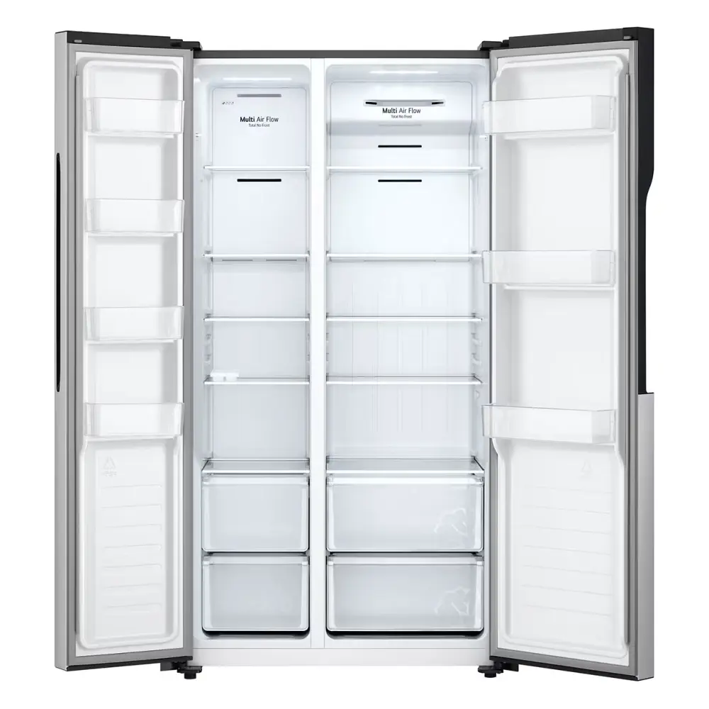 REFRIGERADORA SBS MULTI AIR FLOW 508LT INVERTER NO FROST  INOX/-LG