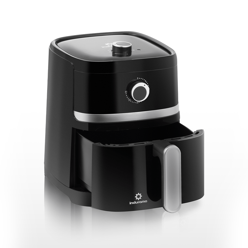 FREIDORA DE AIRE 4.2LT 8 FUNCIONES 80º A 200º TEMPERATURA AJUSTABLE 34.2X28.5X34CM NEGRO/-INDURAMA