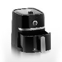 FREIDORA DE AIRE 4.2LT 8 FUNCIONES 80º A 200º TEMPERATURA AJUSTABLE 34.2X28.5X34CM NEGRO/-INDURAMA
