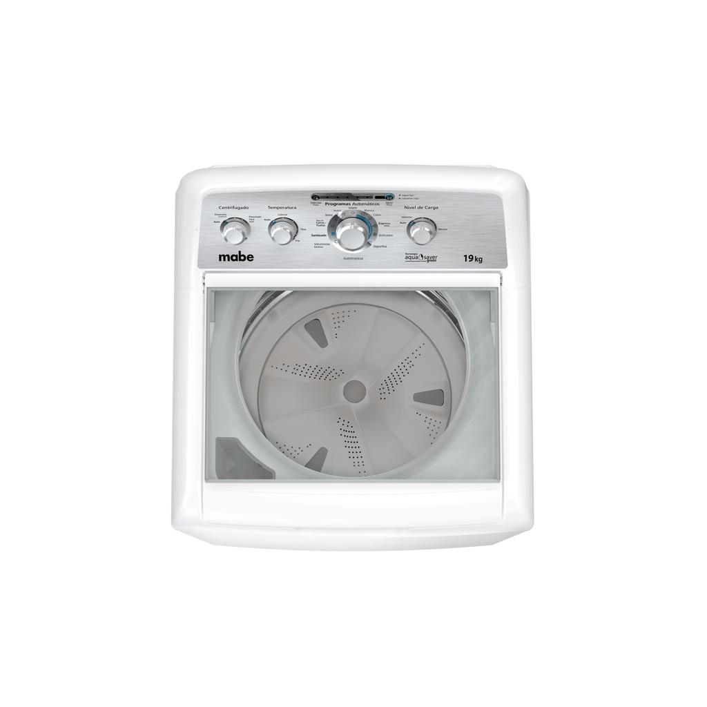 LAVADORA 19KG 11 CICLOS AUTOMATICA 6 NIVELES 68X67.8X111.63CM BLANCO/-MABE