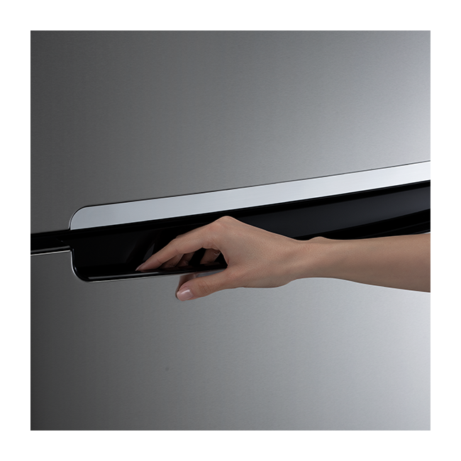 REFRIGERADORA NO FROST QZ 381LT R600 LAMINA ANTIHUELLA 74X78X185 INOX/-INDURAMA