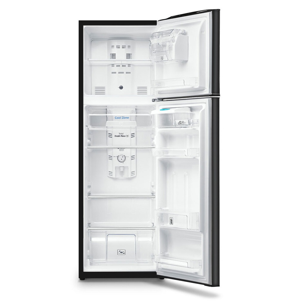 REFRIGERADORA NF 2P 264LT INOX/NEGRO -MABE
