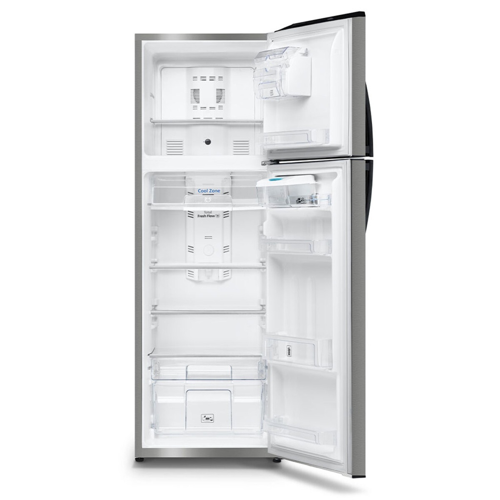 REFRIGERADORA 313LT TOP FREEZER 2P NO FROST CON DISPENSADOR 68.5X60X177.5CM INOX/-MABE