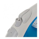 PLANCHA SECO VAPOR BASE INOX 1200W BLANCO CELESTE - UMCO