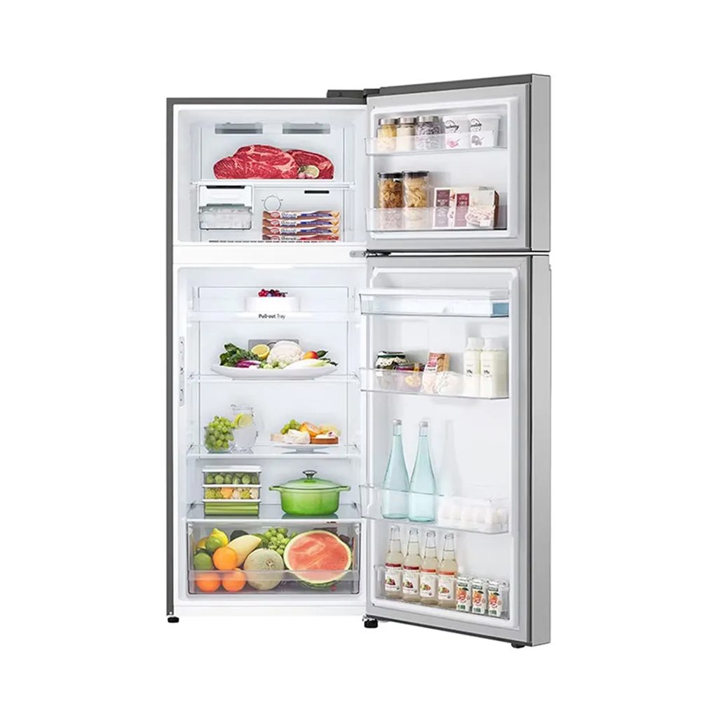 REFRIGERADORA TOP FREEZER SMART LINEAL INVERTER COOLING™ CON DISPENSADOR 68X70X176CM PLATINIUM/-LG