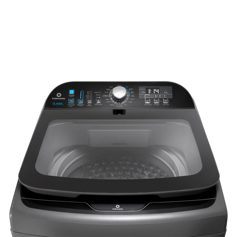 LAVADORA AUTOMATICA 17KG/37.4LB (106X60.1X61.1CM) CROMA/-INDURAMA