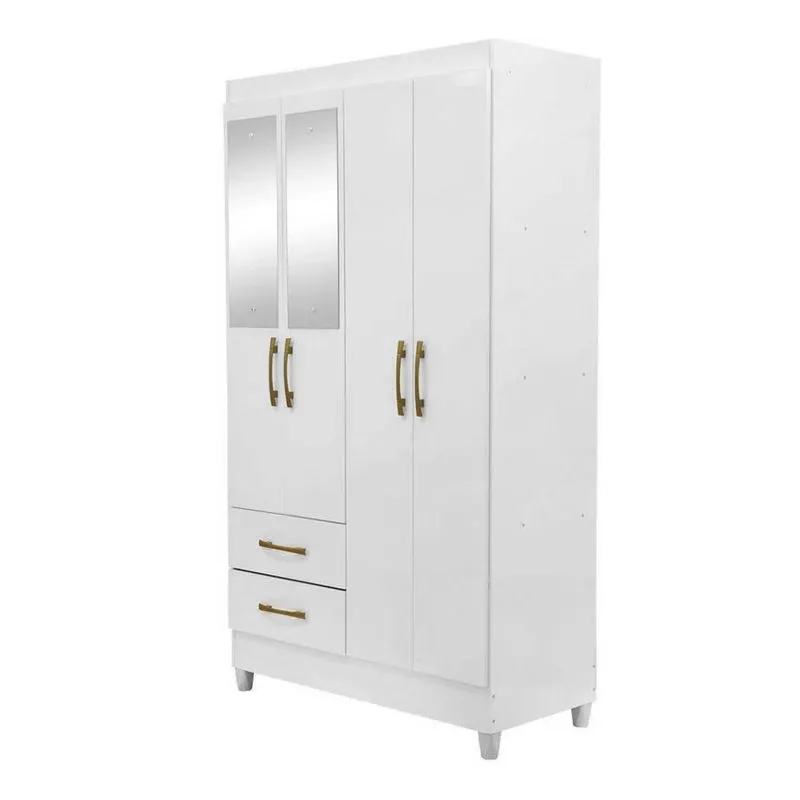 ARMARIO MD CHILE C ESPEJOS Y PATAS -MUEBLE EL BOSQUE SA