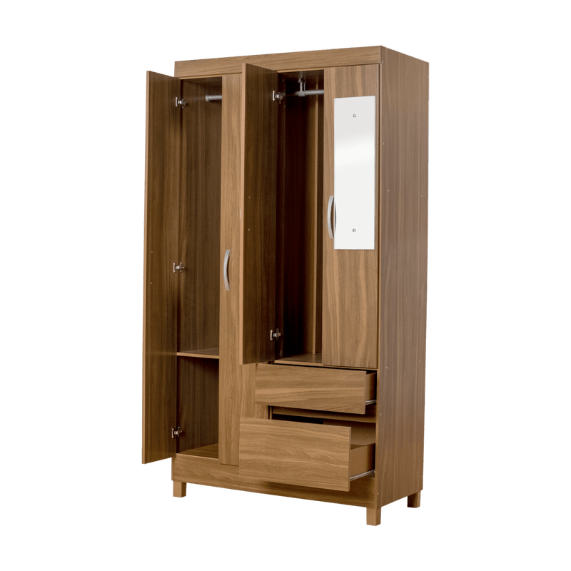 ARMARIO 4 PUESTO CON ESPEJO LOTUS -EL BOSQUE SA