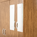 ARMARIO 4 PUESTO CON ESPEJO LOTUS -EL BOSQUE SA