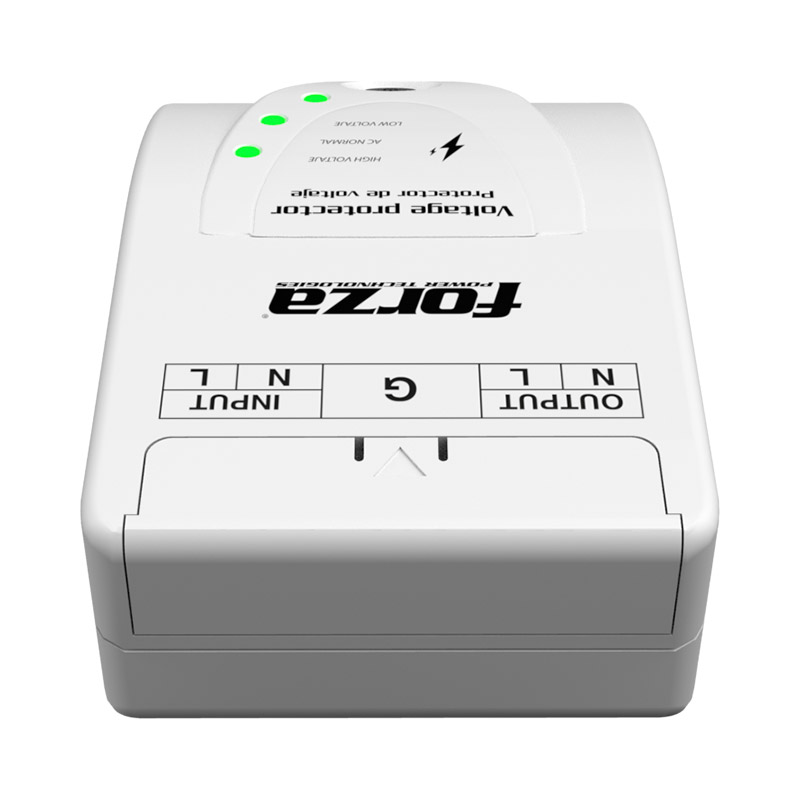 PROTECTOR DE VOLTAJE 6600W 220V BLANCO/-FORZA