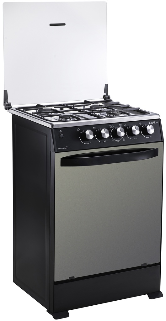 COCINA MARIELA 24" HORNO CON GRILL NEGRO/MATE-ECOLINE