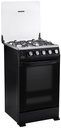 COCINA LUCIANA 21" 4Q HORNO CON GRILL NEGRO/-ECOLINE