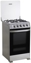 COCINA ERIKA 21" 4Q HORNO CON GRILL INOX/-ECOLINE