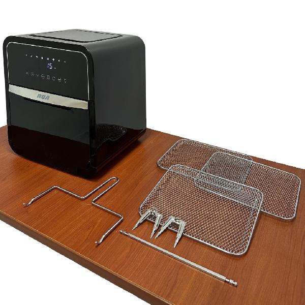 HORNO FREIDORA DE AIRE 12LT 1500W NEGRO-RCA