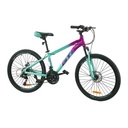 BICICLETA SNAP ARO 24 MORADO AZUL-GTI