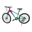 BICICLETA SNAP ARO 24 MORADO AZUL-GTI