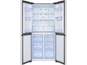 REFRIGERADORA 460LT CROSS DOOR INVERSOR ECOLOGICO PLATEADO-TCL