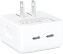 ADAPTADOR POWER 35W DUAL USB BLANCO-APPLE
