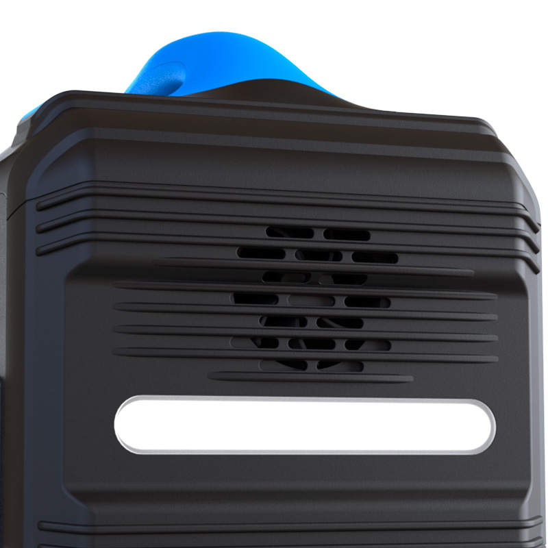 ESTACION ELECTRICA  300W PORTABLE DE BATERIA 8 PUERTOS 110V NEGRO-FORZA