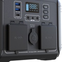 ESTACION ELECTRICA  300W PORTABLE DE BATERIA 8 PUERTOS 110V NEGRO-FORZA