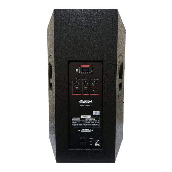 CAJA AMPLIFICADA 400W 15" PROFESIONAL USB NEGRO-BAZZUKA