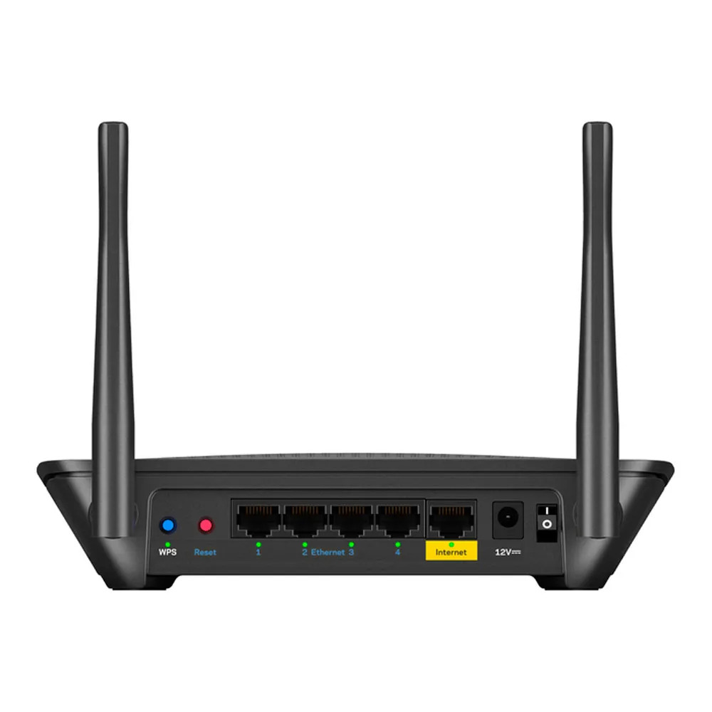 ROUTER AC1200 WIFI 5 DOBLE BANDA 4P NEGRO/-LINKSYS
