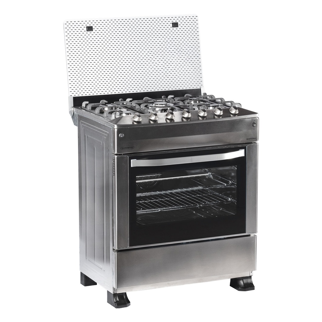 COCINA DE 5Q TABLERO DE ACERO GRIS-CONTINENTAL