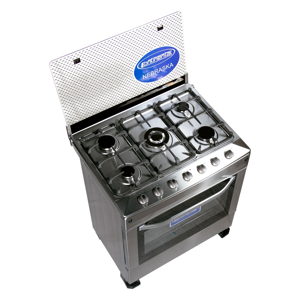 COCINA DE 5Q TABLERO DE ACERO GRIS-CONTINENTAL