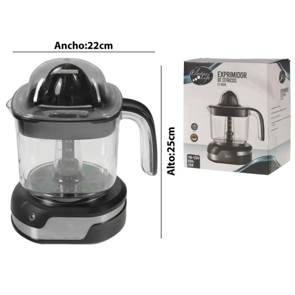 EXPRIMIDOR ELECTRICO 1.2LT -ELECTRIC LIFE