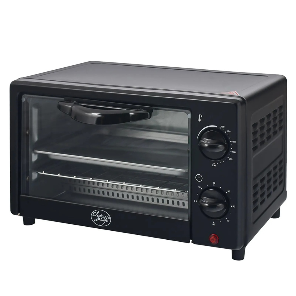 HORNO ELECTRICO 9LT NEGRO-ELECTRIC LIFE