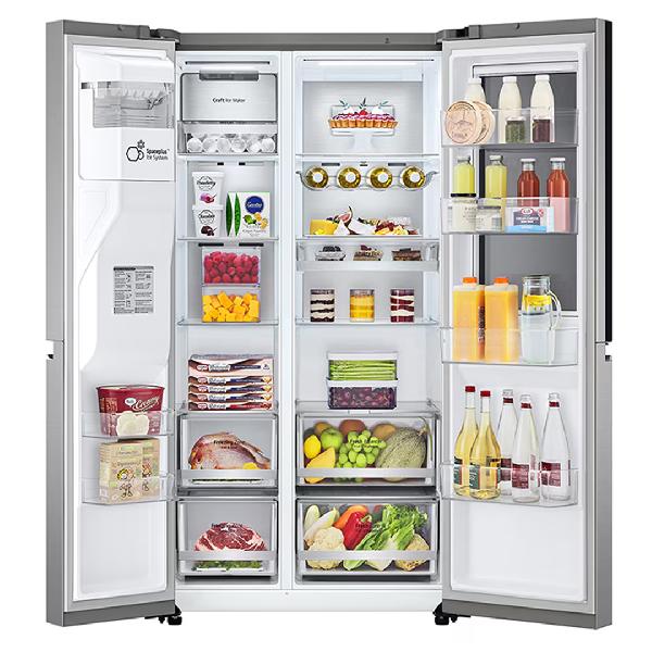 REFRIGERADORA SIDE BY TOP MOUNT 601LT DOOR COOLING  -LG