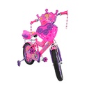 BICICLETA DE NIÑA ARO 16" CON MOCHILA Y CASCO 1609 -CRECER