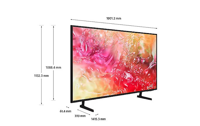 TELEVISOR SMART CRYSTAL 4K UHD 85" NEGRO/-SAMSUNG