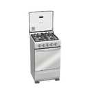 Cocina a gas Mabe  4 quemadores, 52 cm color acero inoxidable, Parrilla hierro fundido