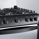 COCINA A GAS SORRENTO MAXGRILL ZAFIRO NEGRO-INDURAMA