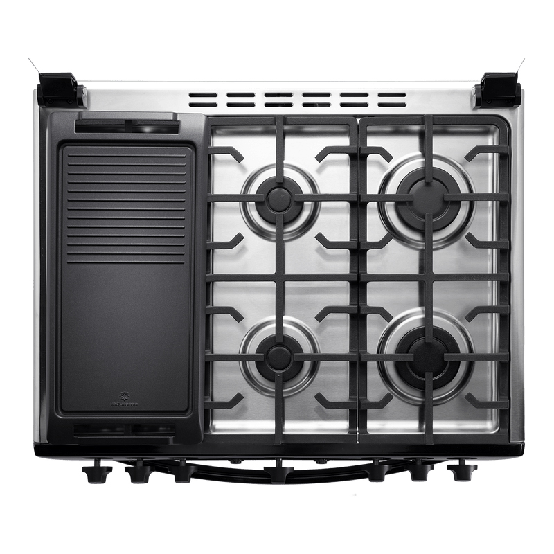 COCINA A GAS SORRENTO MAXGRILL ZAFIRO NEGRO-INDURAMA