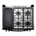 COCINA A GAS SORRENTO MAXGRILL ZAFIRO NEGRO-INDURAMA
