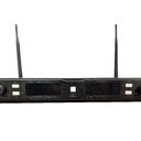 MICROFONO DOBLE INALAMBRICO PROFESIONAL NEGRO-ITALY