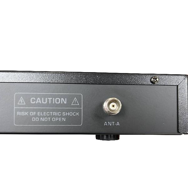 MICROFONO DOBLE INALAMBRICO PROFESIONAL NEGRO-ITALY