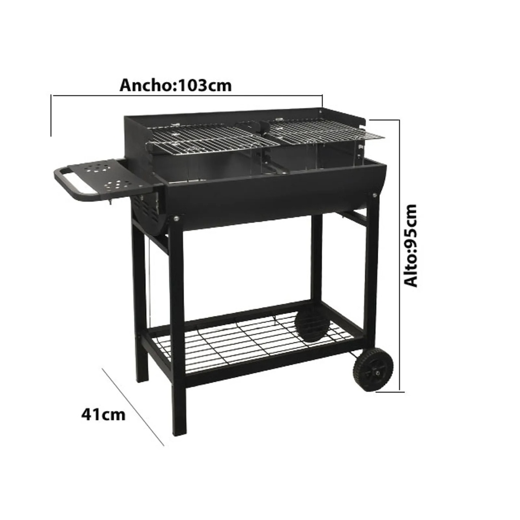 ASADOR A CARBON  NEGRO/-ALESSA
