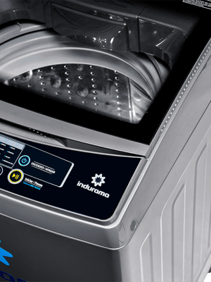 LAVADORA AUTOMATICA 21KG CROMADA-INDURAMA