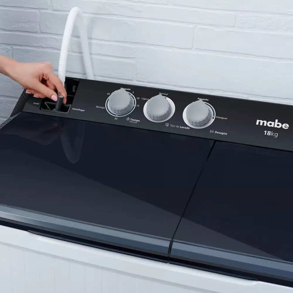LAVADORA MANUAL 18KG  BLANCO/-MABE