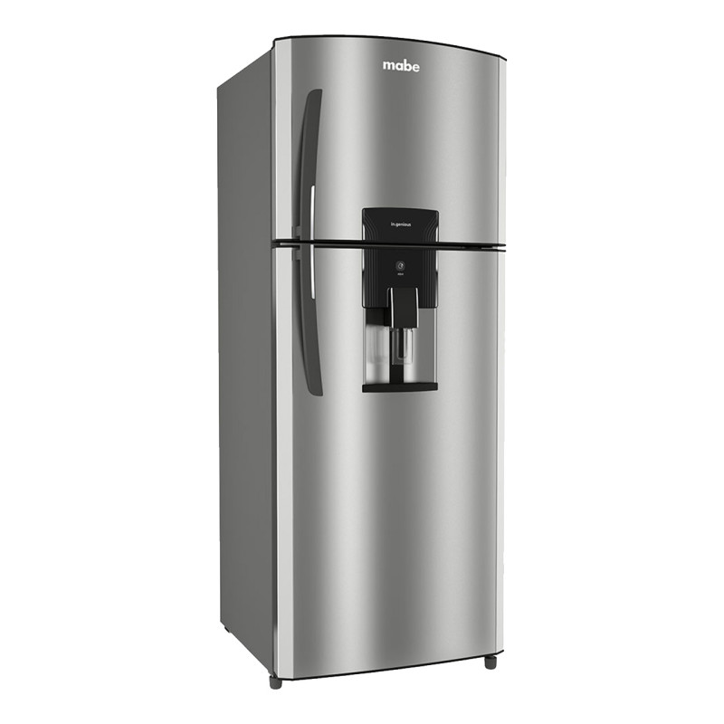 REFRIGERADORA 378LT NO FROST TOP MOUNT INOX/-MABE
