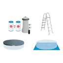 PISCINA RED METALICA 4.57X4.57X1.22 AZUL-INTEX