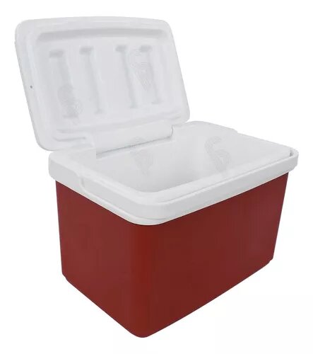 HIELERA FAMILIAR 10LT ROJO