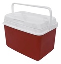 HIELERA FAMILIAR 10LT ROJO