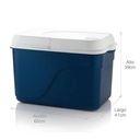 HIELERA FAMILIAR 42LT AZUL-ESTRA